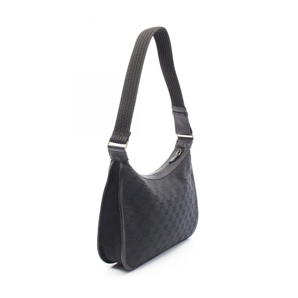 Gucci GG Canvas Shoulder Bag Beige Leather - Picture 3 of 10